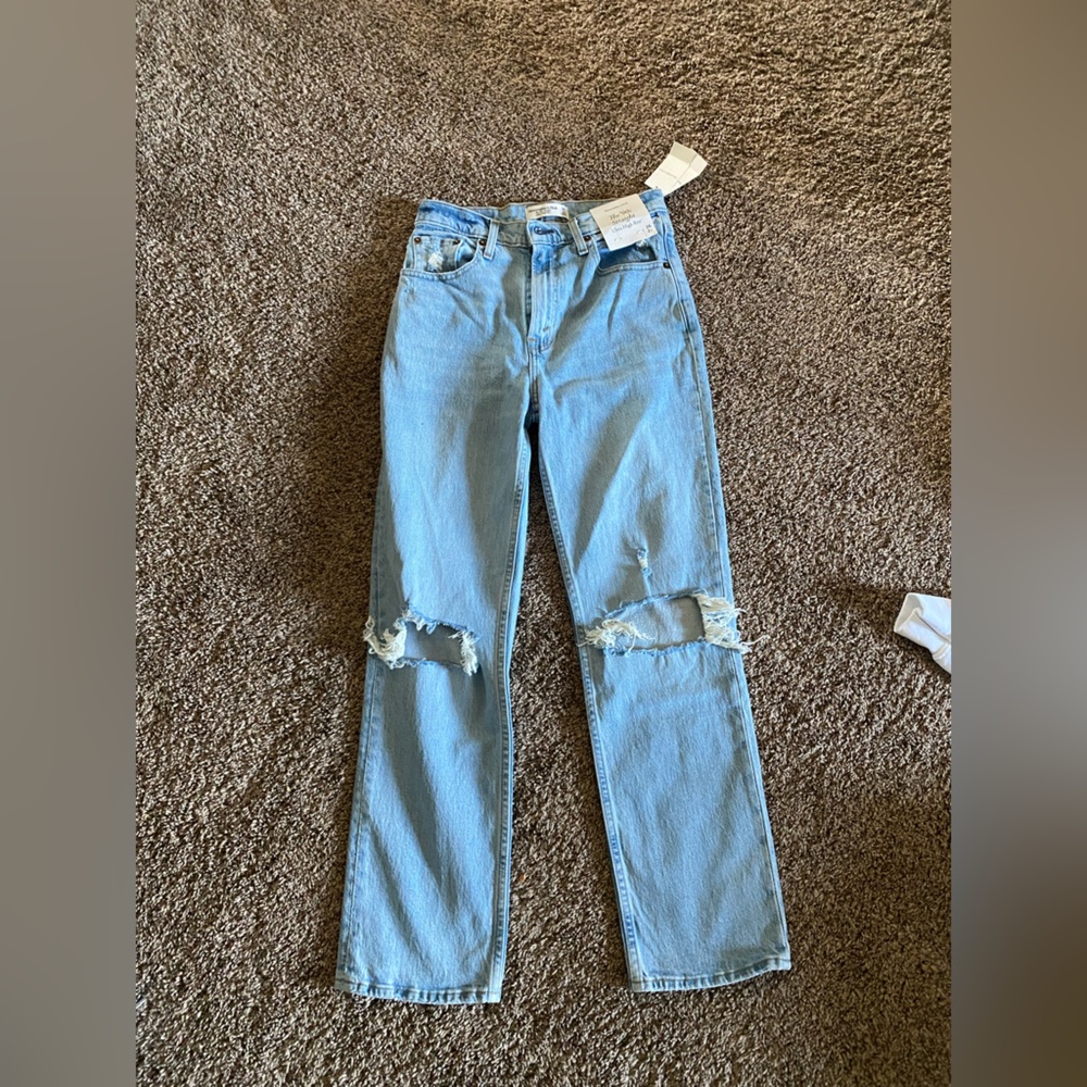 Abercrombie & Fitch 90's Straight Ultra High Rise Jeans